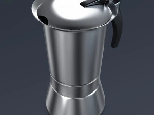 Cafeteira Geyser 450ml M 1 Modelo 3D