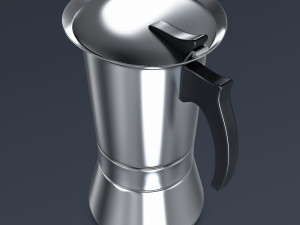 Geyser Coffee Maker 450ml M 1 3D 模型