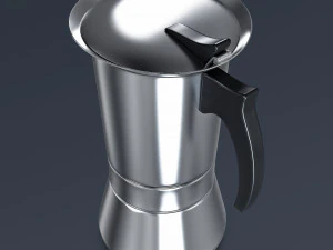 Cafeteira Geyser 450ml M 1 Modelo 3D