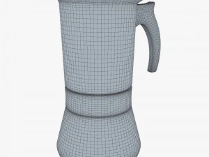 Cafeteira Geyser 450ml M 1 Modelo 3D