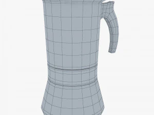 Cafeteira Geyser 450ml M 1 Modelo 3D