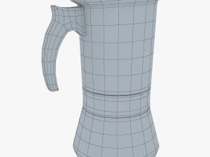 Cafeteira Geyser 450ml M 1 Modelo 3D