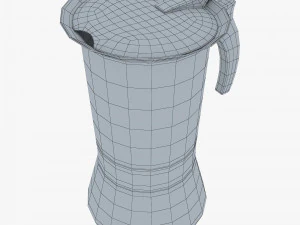 Cafeteira Geyser 450ml M 1 Modelo 3D