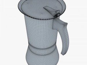 Cafeteira Geyser 450ml M 1 Modelo 3D