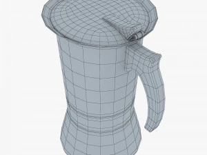 Cafeteira Geyser 450ml M 1 Modelo 3D