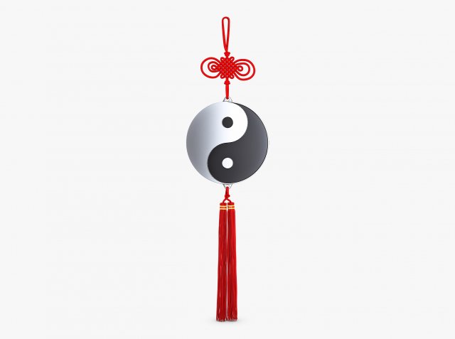 Hanging Feng Shui Yin Yang M 1 3D 모델 .c4d .max .obj .3ds .fbx .stl .blend 