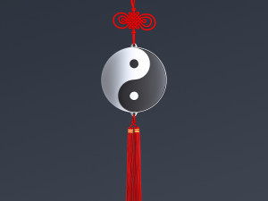 Hanging Feng Shui Yin Yang M 1 3D 모델