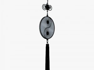 Подвешивание по фэн-шуй Инь Ян М 1 3D Модель