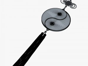 Подвешивание по фэн-шуй Инь Ян М 1 3D Модель