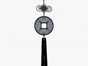 Hanging Feng Shui Coin M 1 Model 3D