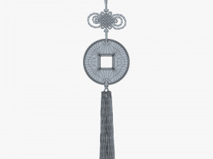 Hanging Feng Shui Coin M 1 Model 3D