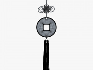 Hanging Feng Shui Coin M 1 Model 3D