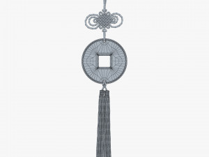 Hanging Feng Shui Coin M 1 Model 3D