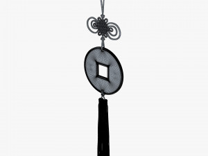 Hanging Feng Shui Coin M 1 Model 3D