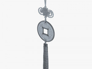Hanging Feng Shui Coin M 1 Model 3D