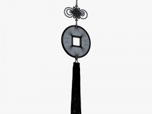 Hanging Feng Shui Coin M 1 Model 3D