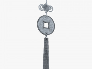 Hanging Feng Shui Coin M 1 Model 3D