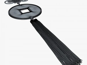 Hanging Feng Shui Coin M 1 3D Model