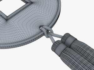 Hanging Feng Shui Coin M 1 Model 3D