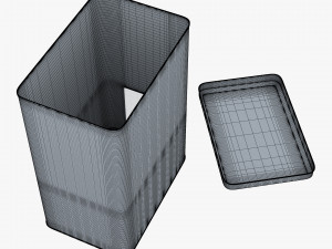 Storage Jar With Glass Window 3L M 1 3D Model