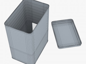 Storage Jar With Glass Window 3L M 1 3D Model