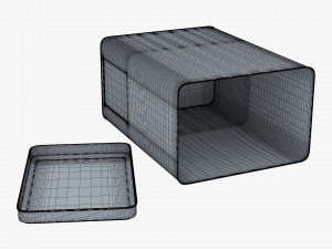 Storage Jar With Glass Window 3L M 1 3D Model
