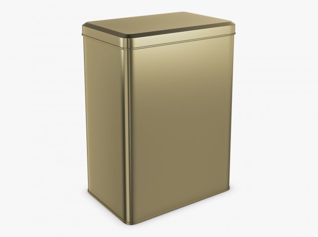 Storage Steel Jar 3L M 1 Modello 3D .c4d .max .obj .3ds .fbx .stl .blend 