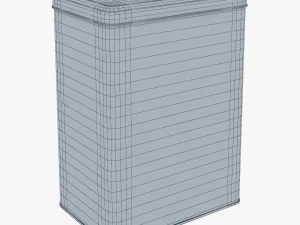 Aufbewahrungsbeh&auml;lter aus Stahl 3L M 1 3D Modell