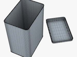 Aufbewahrungsbeh&auml;lter aus Stahl 3L M 1 3D Modell