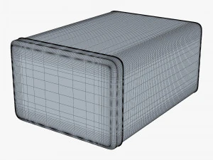 Aufbewahrungsbeh&auml;lter aus Stahl 3L M 1 3D Modell