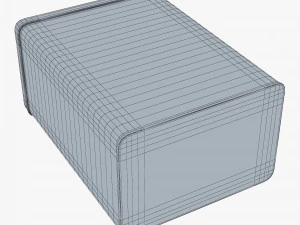 Aufbewahrungsbeh&auml;lter aus Stahl 3L M 1 3D Modell