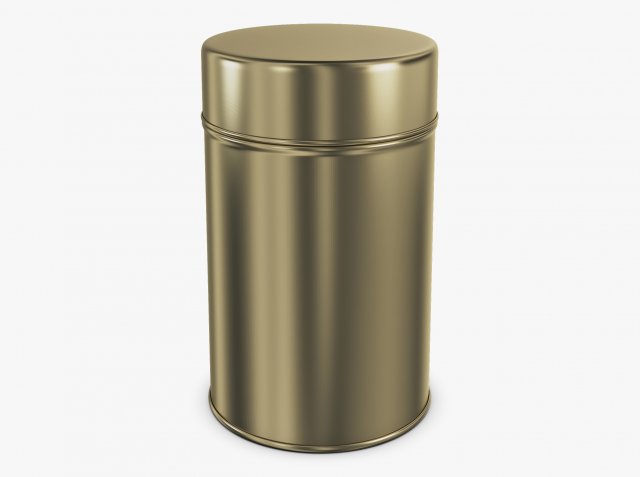 Kitchen Storage Steel Jar 250 gram M 1 Modelo 3D .c4d .max .obj .3ds .fbx .stl .blend 
