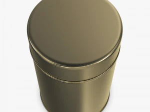 Kitchen Storage Steel Jar 250 gram M 1 3D Model