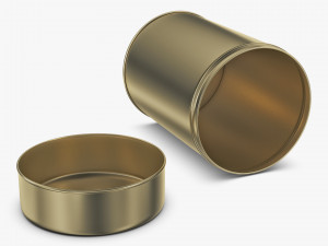 Kitchen Storage Steel Jar 250 gram M 1 Modelo 3D