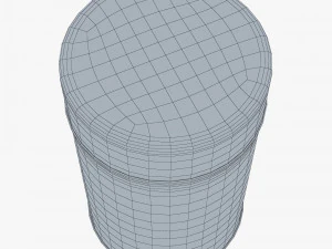 Kitchen Storage Steel Jar 250 gram M 1 3D Model