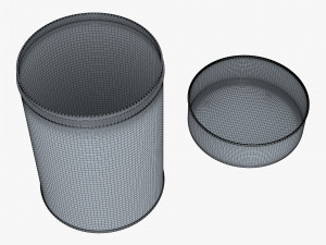 Kitchen Storage Steel Jar 250 gram M 1 Modelo 3D