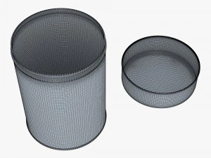 Kitchen Storage Steel Jar 250 gram M 1 3D Model