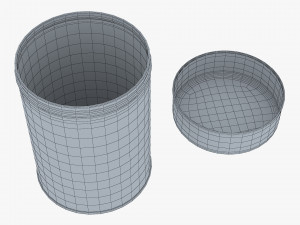 Kitchen Storage Steel Jar 250 gram M 1 Modelo 3D