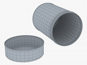 Kitchen Storage Steel Jar 250 gram M 1 Modelo 3D