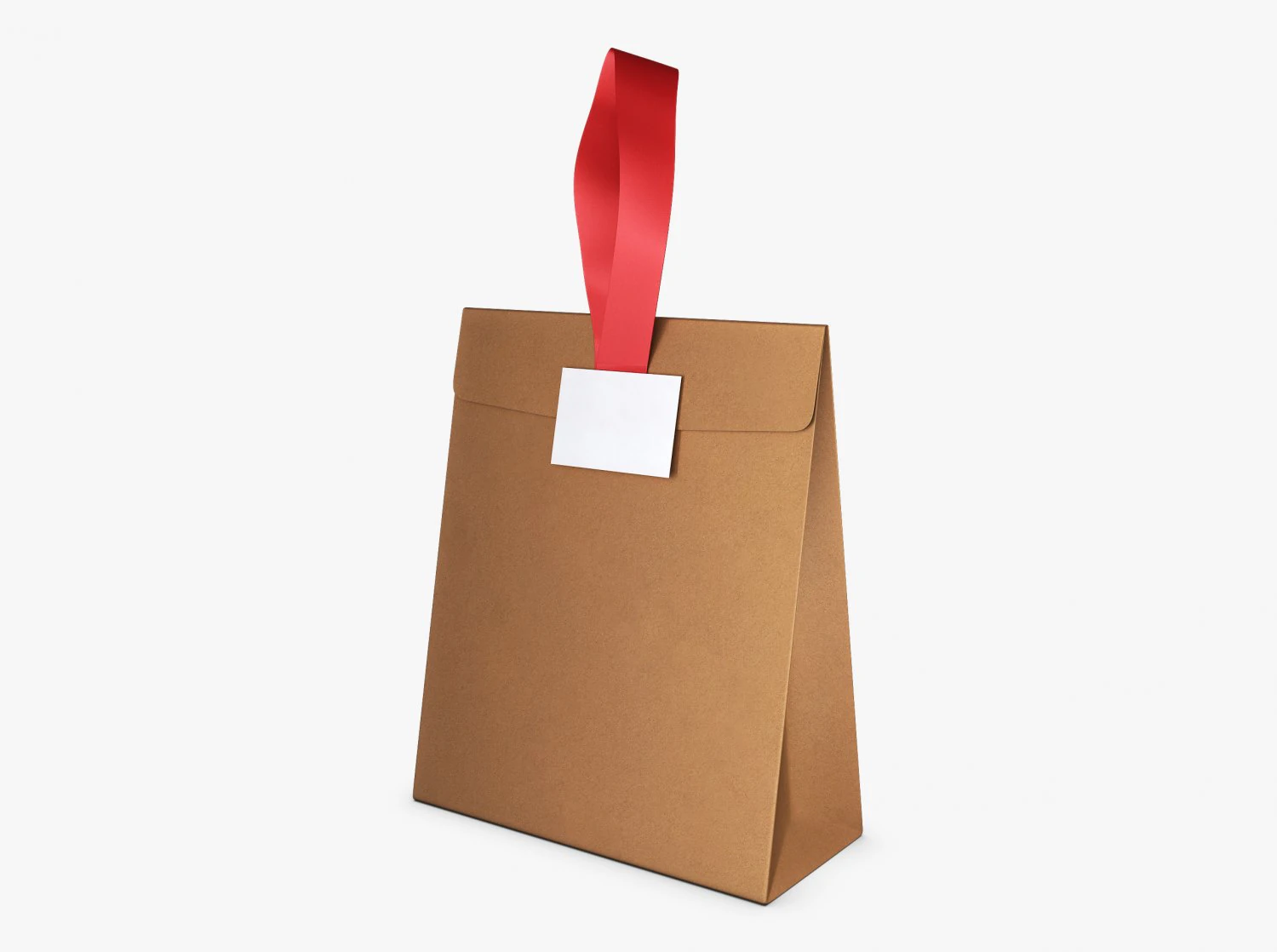 Gift Paper Bag M 1 3D Model .c4d .max .obj .3ds .fbx .stl .blend 