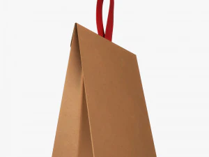 Gift Paper Bag M 1 3D Model