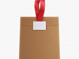 Gift Paper Bag M 1 3D Model