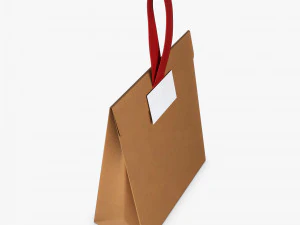 Gift Paper Bag M 1 3D Model