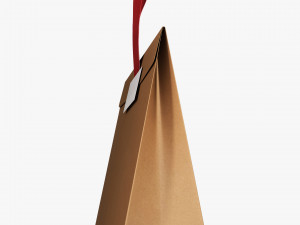 Gift Paper Bag M 1 3D 모델
