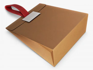 Gift Paper Bag M 1 3D Model