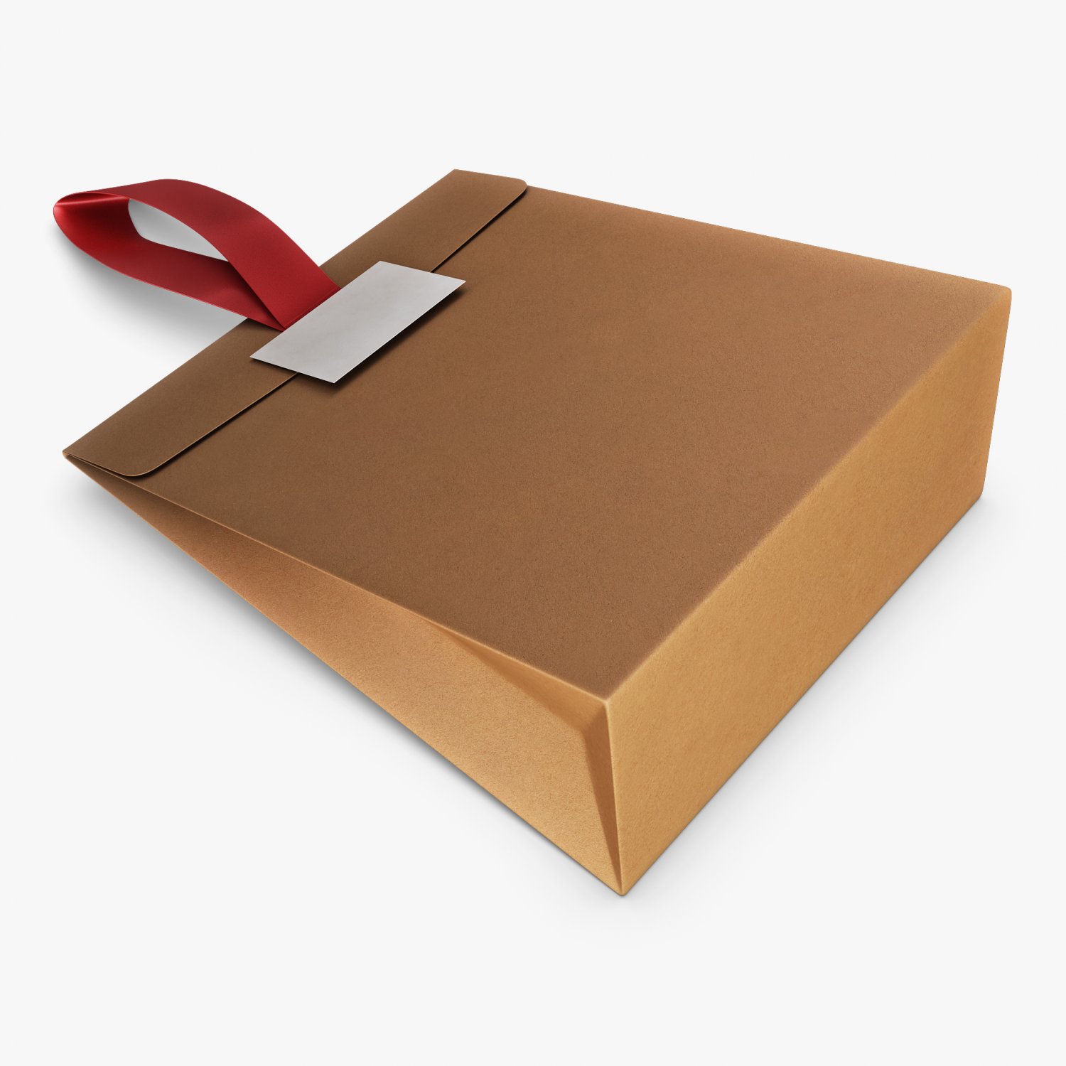 Gift Paper Bag M 1 3D Model