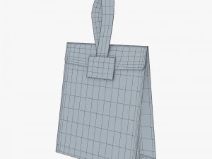 Gift Paper Bag M 1 3D Model