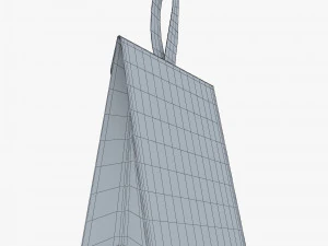 Gift Paper Bag M 1 3D Model