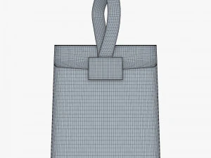 Gift Paper Bag M 1 3D Model