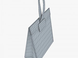 Gift Paper Bag M 1 3D Model